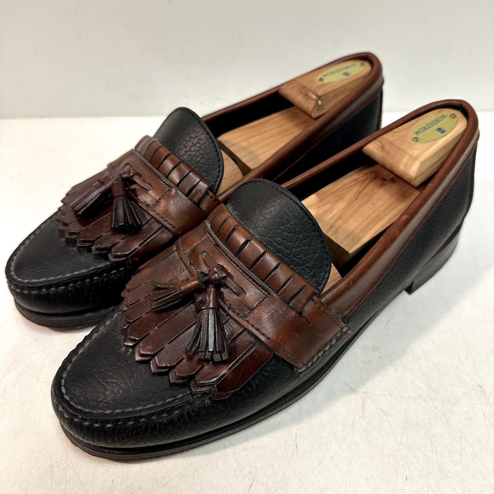 Euc Rancourt & Co X H. S. Trask Moccasin Tassel Loafer Handsewn Maine Usa 11.5 D — image 3 of 8